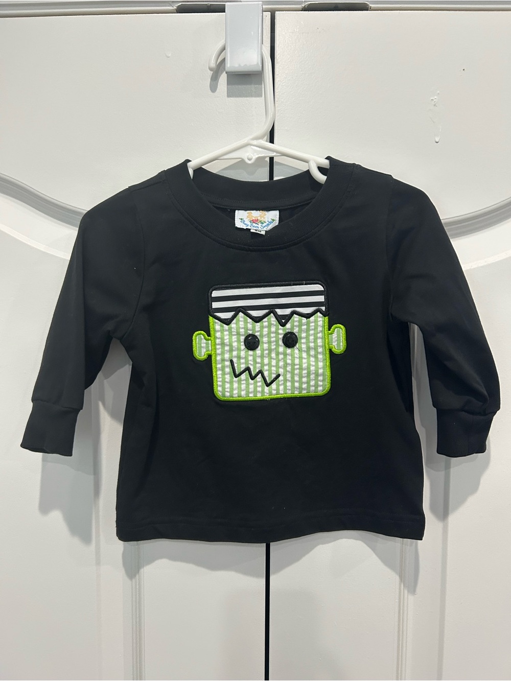 Busy Bees Smocks appliqué Frankenstein shirt